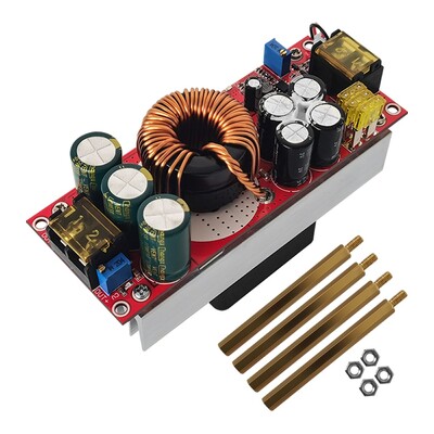 1800W 40A 1500W 30A 1200W 20A DC-DC Boost Converter Step Up tápegység modul 10-60V-tól 12-90V-ig állítható feszültségű töltő