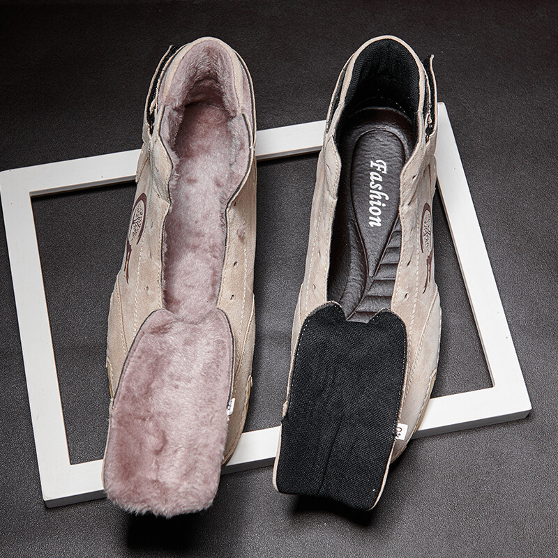 Nove čizme iz 2023. Muške udobne ležerne kožne visoke tenisice Luksuzne loafer cipele za muškarce Motociklističke gležnjače u obući