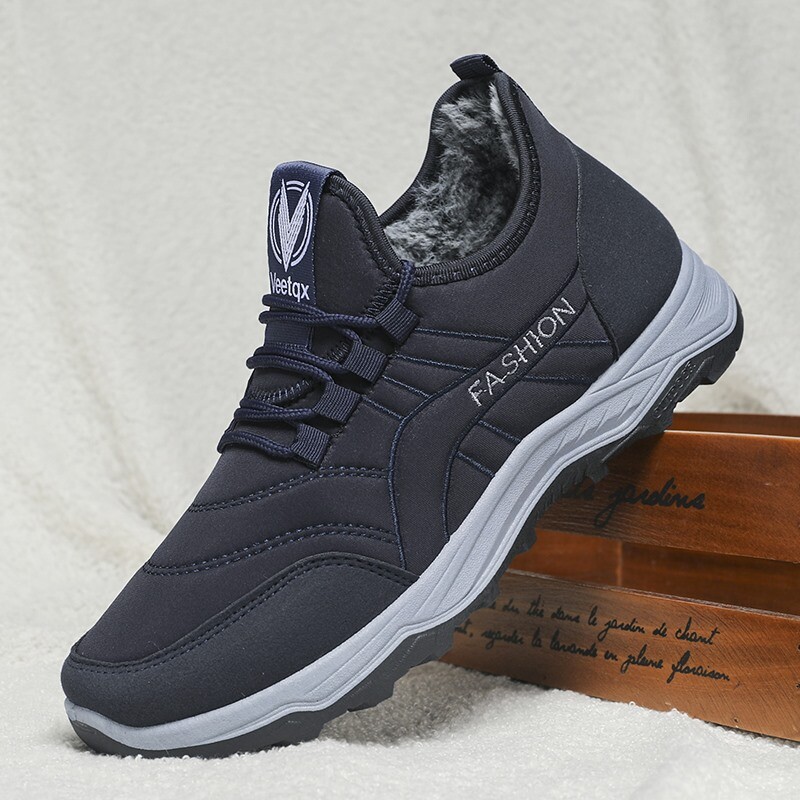 Nove zimske tople krznene čizme za snijeg za 2023. Muške ležerne gležnjače naklizajuće Udobne tenisice Neklizajuće čizme Muške cipele Zapatos Hombre