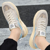 Trend 2024 Hick Platform Shoes for Men Breathable Shoes in Promotion Man Casual Sneaker Φτηνές τάσεις μπάσκετ κορεατικού στυλ 39