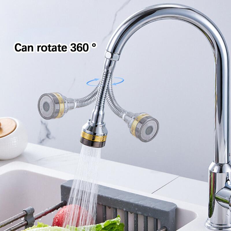 Produžni nastavak za slavinu, rotacijska glava za 360 stupnjeva, ušteda vode, kuhinjski sudoper, fleksibilna slavina, glava za raspršivanje, kućni prošireni filtar za raspršivanje