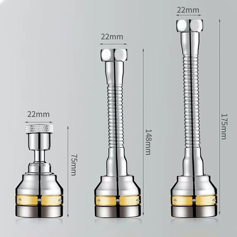 Produžni nastavak za slavinu, rotacijska glava za 360 stupnjeva, ušteda vode, kuhinjski sudoper, fleksibilna slavina, glava za raspršivanje, kućni prošireni filtar za raspršivanje