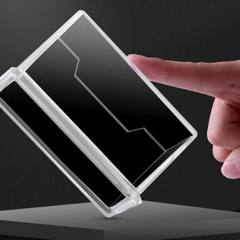 Akrilni prozirni stolni držač posjetnica Stalak Display kartice Kutija za pohranu Stol Prozirne zakrpe Naljepnice Kutija za pohranu
