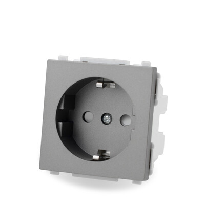 S Series- DE EU Power Socket Function Module DIY Socket Accessories Black White Gold Grey 250V 16A Free Combination