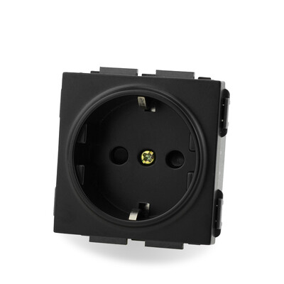 S Series- DE EU Power Socket Function Module DIY Socket Accessories Black White Gold Grey 250V 16A Free Combination