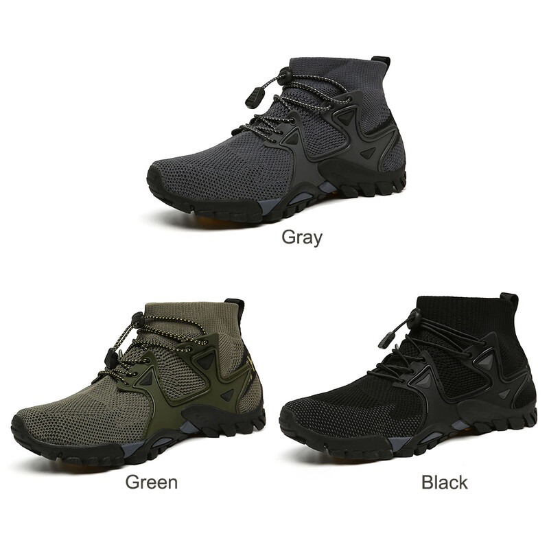 Muške bosonoge cipele Prozračna mrežasta brzosušeća elastična vezica za planinarenje i biciklizam