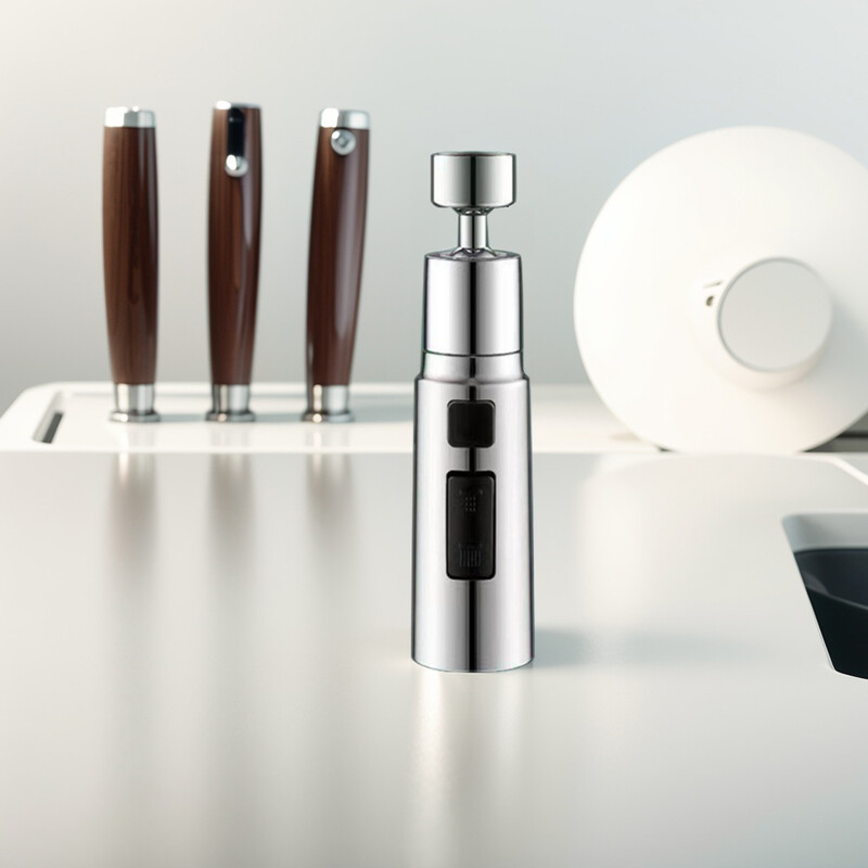 Produžni nastavak za slavinu za 360 stupnjeva, perlator za kuhinjsku slavinu, 3 načina rada, kupaonski nastavak za slavinu protiv prskanja, adapter za kupaonski umivaonik