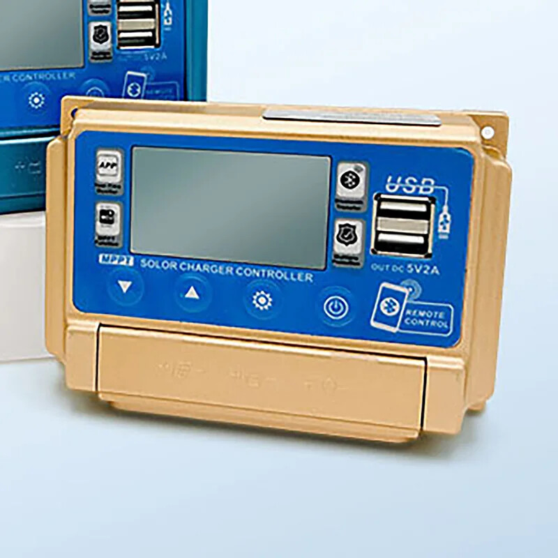 30A/40A/50A/60A bluetooth kontroler solarnog panela 2 USB digitalni zaslon LCD zaslon MPPT solarni paneli kontroler punjenja baterije