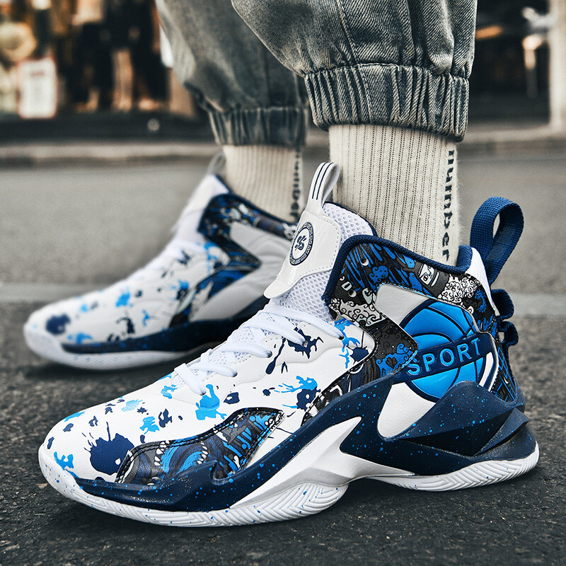 Visokokvalitetne košarkaške tenisice, muške tenisice, dječačke tenisice, jesenske visoke protivklizne tenisice za sport na otvorenom, tenisice, ženske ljetne cipele