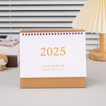 English Desk Calendar 2025 Fashion Simple Memo Book Μηνιαίο ημερολόγιο Ημερολόγιο Διακόσμηση επιφάνειας εργασίας γραφείου Δωρεάν σημειώσεις Time Manager