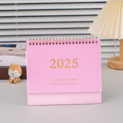 English Desk Calendar 2025 Fashion Simple Memo Book Μηνιαίο ημερολόγιο Ημερολόγιο Διακόσμηση επιφάνειας εργασίας γραφείου Δωρεάν σημειώσεις Time Manager