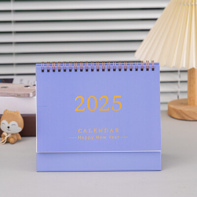 English Desk Calendar 2025 Fashion Simple Memo Book Μηνιαίο ημερολόγιο Ημερολόγιο Διακόσμηση επιφάνειας εργασίας γραφείου Δωρεάν σημειώσεις Time Manager