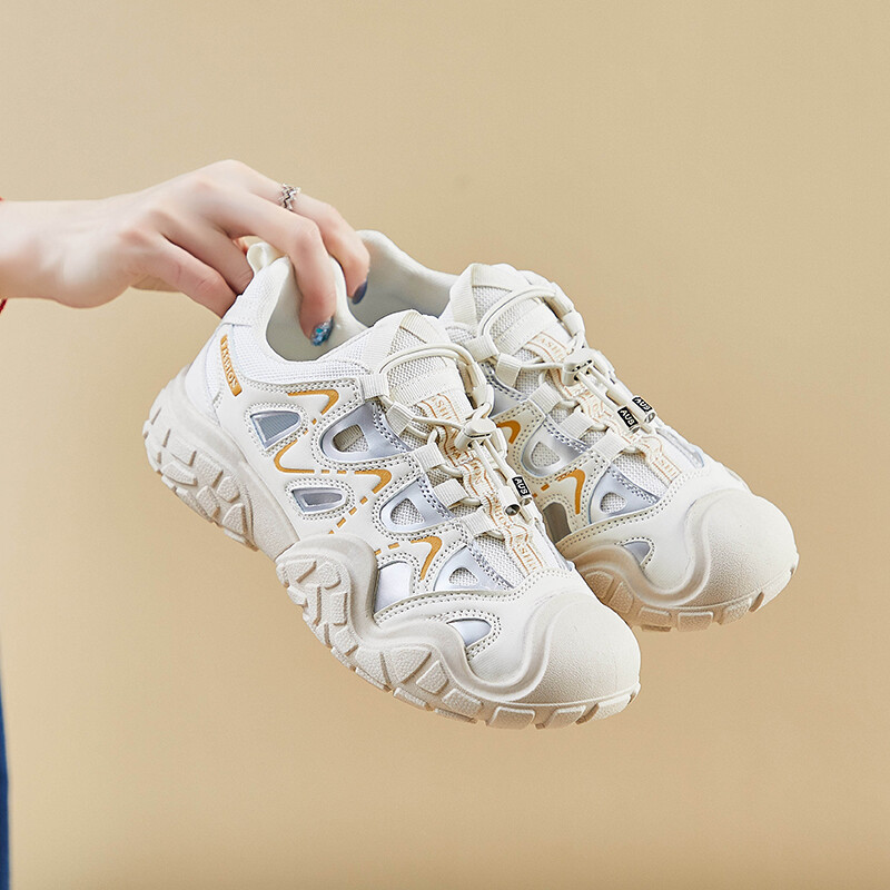 Nove ljetne ženske šuplje cipele za planinarenje na otvorenom, sportske cipele, neklizajuće, otporne na habanje, više boja, izborni mekani potplat