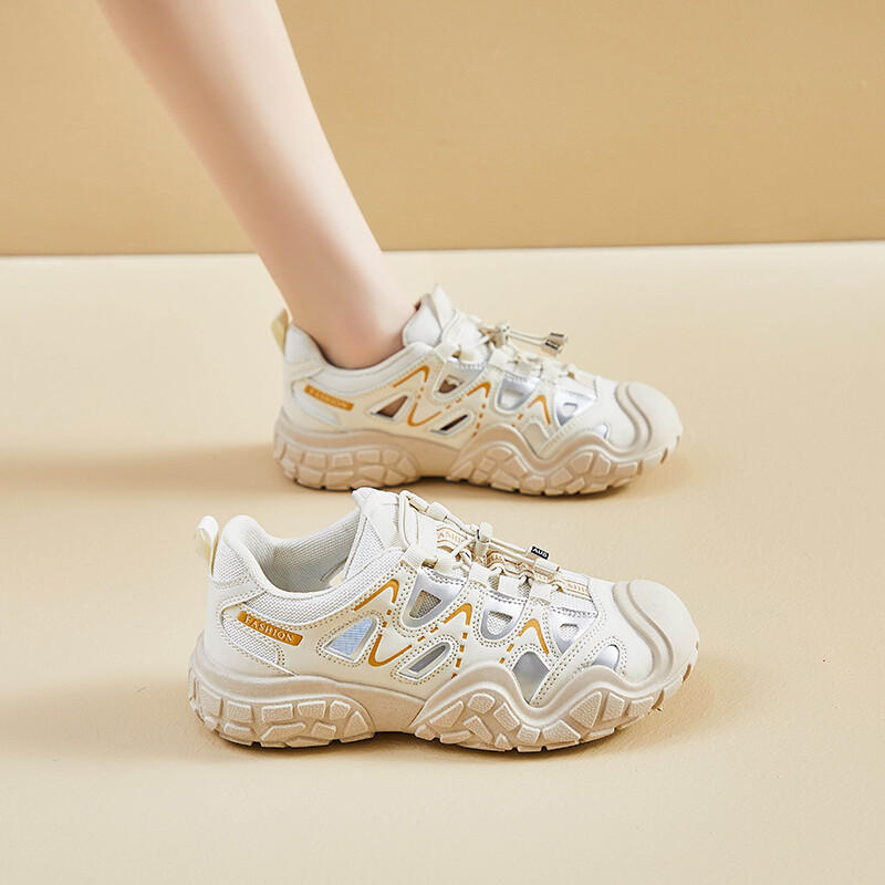 Nove ljetne ženske šuplje cipele za planinarenje na otvorenom, sportske cipele, neklizajuće, otporne na habanje, više boja, izborni mekani potplat