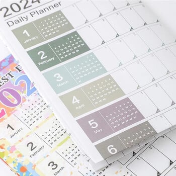 2025 2024 Calendar Planner Sheet Large Wall Calendar Kawaii To Do List Planner List Target Scheduler Organizer Αναλώσιμα γραφείου