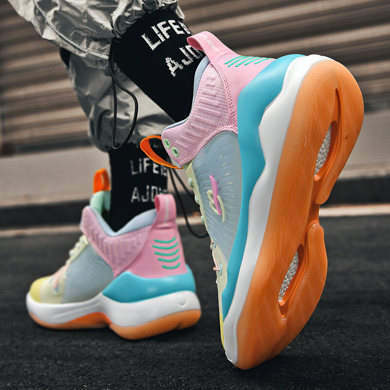 Borbene košarkaške cipele koje apsorbiraju udarce, muške 2024., nove sportske cipele za mlade, studenti, profesionalne prozračne neklizajuće sportske cipele, plima