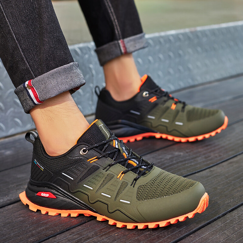 Muške cipele za hodanje, vanjske, neklizajuće, visokokvalitetne kožne tenisice za planinarenje, kampiranje, velika veličina 2024. Nove trendi sportske cipele za muškarce