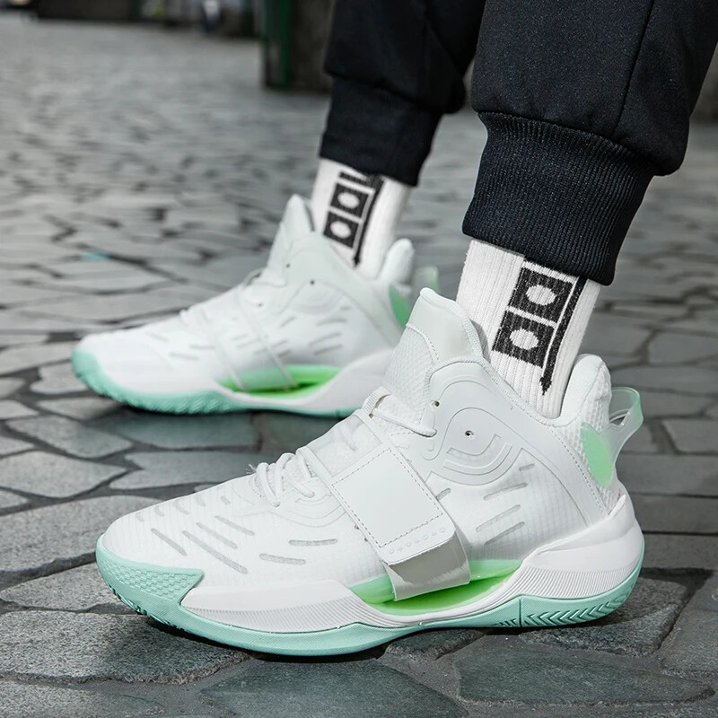 Modna ležerna sportska obuća Lijepe boje, mekana, udobna, uniseks, trendi košarkaška sportska obuća, visoka elastična apsorpcija udaraca