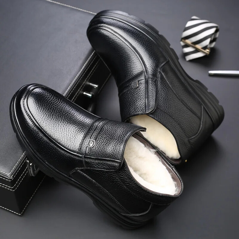 Muške cipele Čizme od prave kože Muške cipele za slobodno vrijeme Klasične čizme za snijeg Luksuzne dizajnerske cipele Gležnjače Zapatillas Hombre