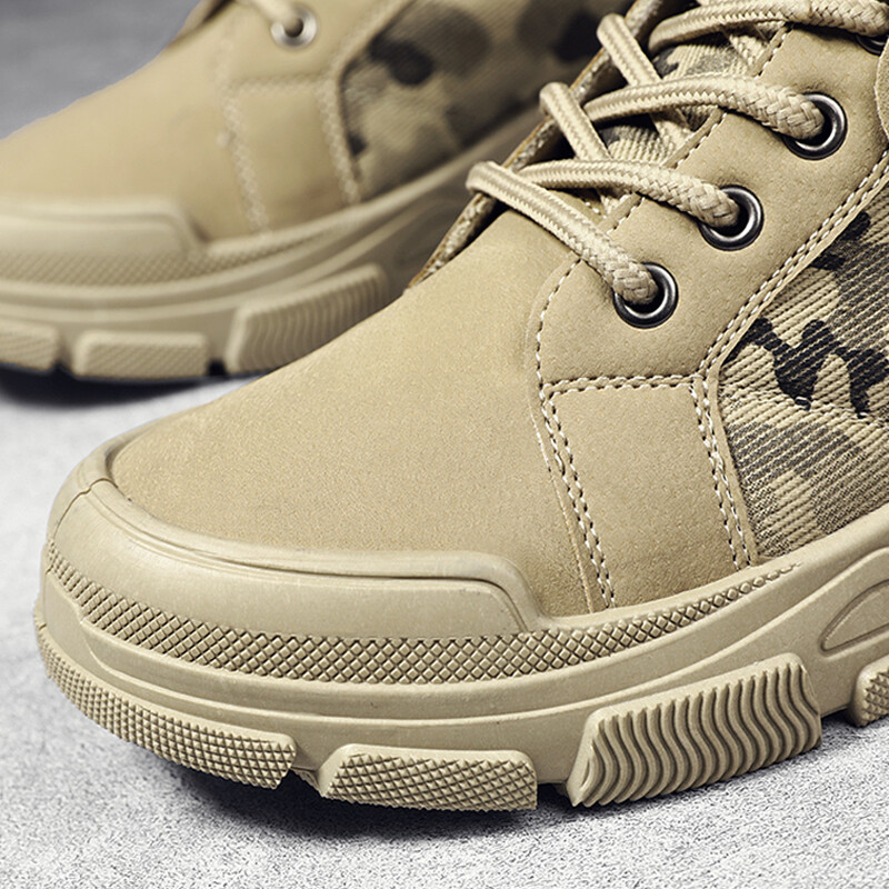 Jesen i zima nove muške maskirne čizme trend ležerne martinke retro pustinjske vojne čizme, čizme za planinarenje na otvorenom