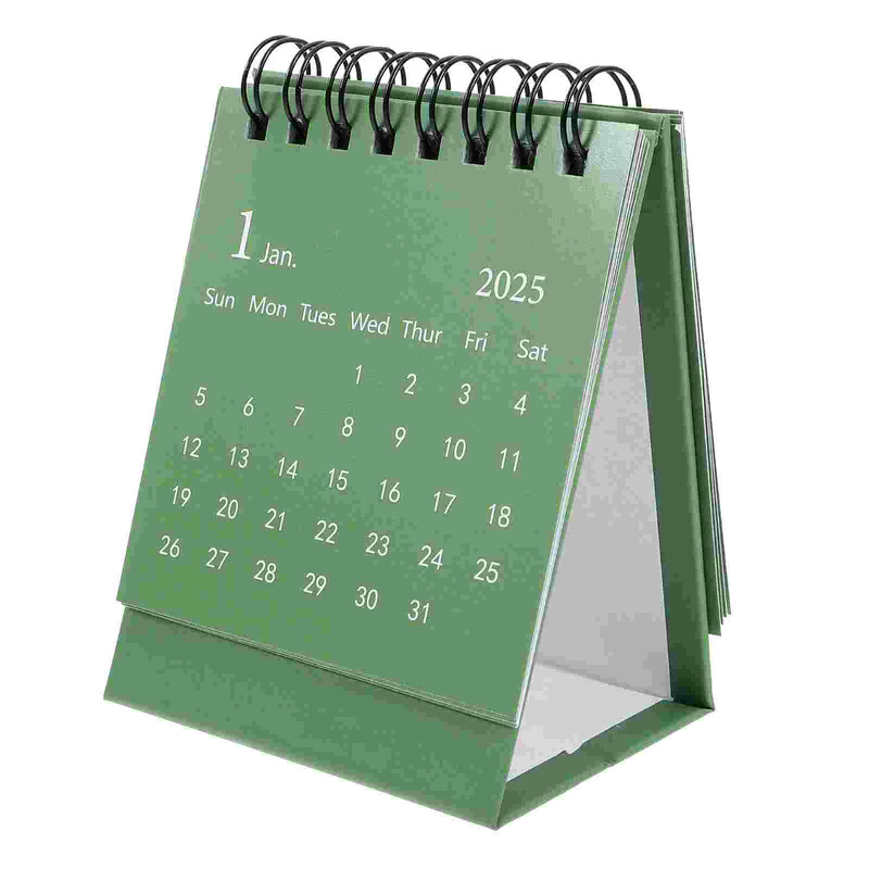 2025 Desk Calendar Flip for Standing Small Calendars Διακοσμητικό μίνι καθημερινή χρήση μηνιαία