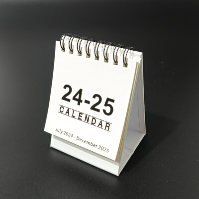 Jaunums no 2024. gada jūlija līdz 2025. gada decembrim. Mēneši par rakstāmgalda noformējumu piezīmju piezīmju dienasgrāmata Proable To Do List Mini grāmatu kancelejas preces