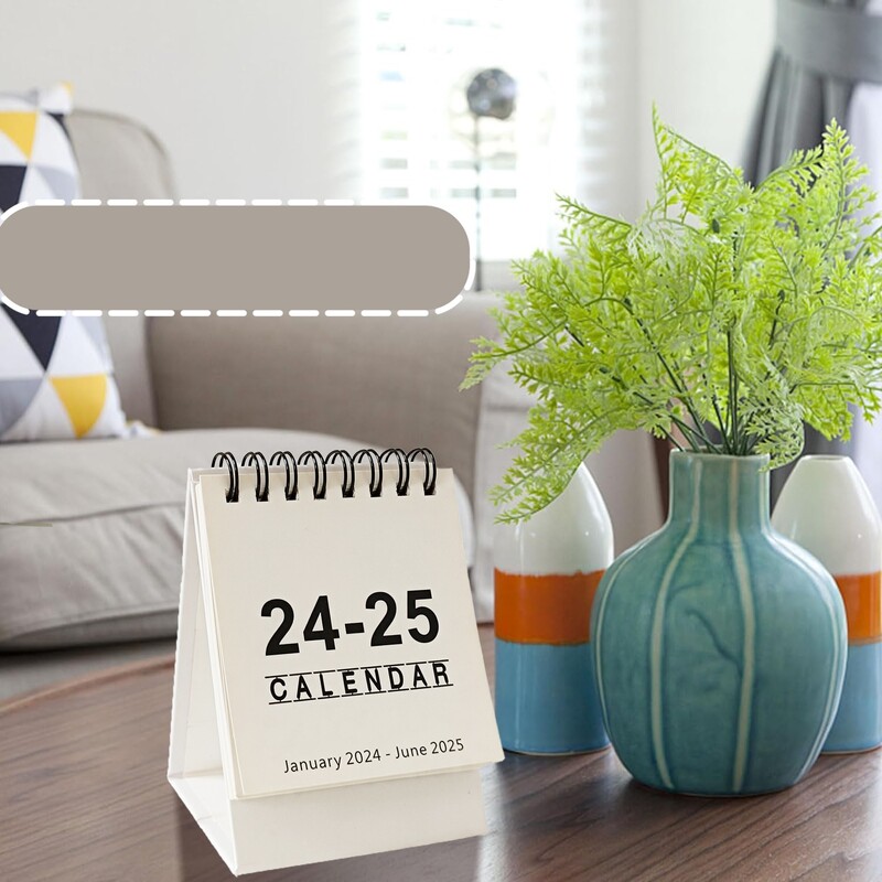 Νέα άφιξη Ιούλιος 2024 έως Δεκέμβριος 2025 Σημείωση Σημειώματος Διακόσμησης Γραφείου Monthes Ημερολόγιο Protable To Do List Mini Book Stationery