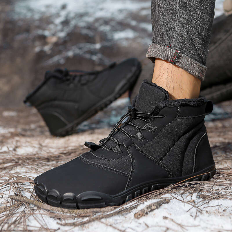 Muške cipele za snijeg bose cipele Nove zimske čizme Radne cipele na otvorenom Ženske tople krznene muške cipele za gležnjeve Muške čizme za snijeg velike veličine