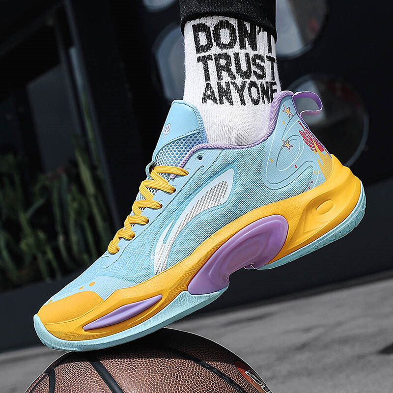 Modne ružičaste ženske košarkaške tenisice Profesionalne neklizajuće muške košarkaške tenisice Originalna markirana muška sportska obuća na otvorenom