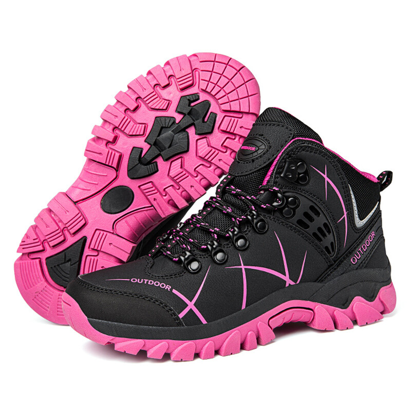 Jesen Zima Ženske Kožne Vanjske Gležnjače Cipele Za Planinarenje Planinarske Tenisice Za Planinarenje Plišane Tople