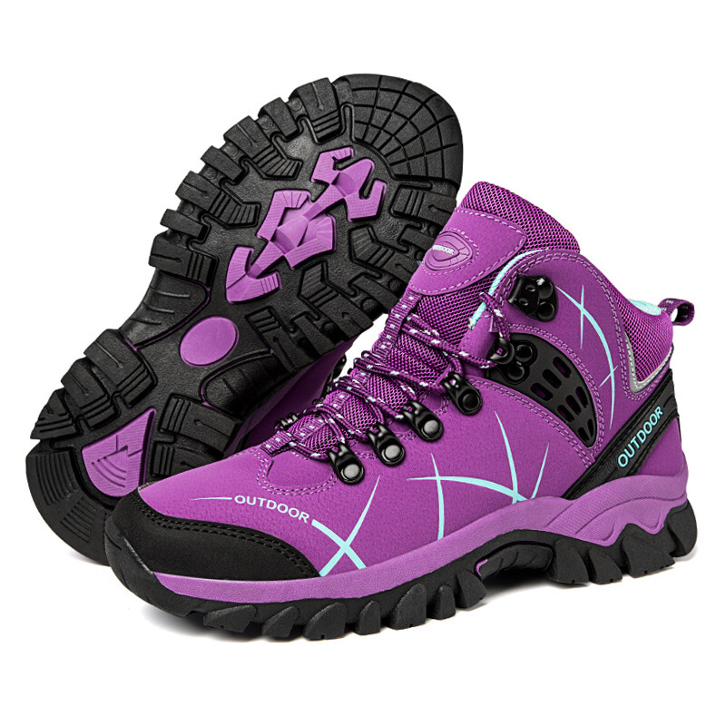 Jesen Zima Ženske Kožne Vanjske Gležnjače Cipele Za Planinarenje Planinarske Tenisice Za Planinarenje Plišane Tople