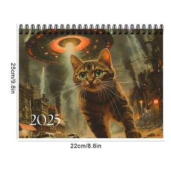 Wall Calendar 2025 Cats Monthly Wall Calendar Theme Family Planner & Daily Organizer 2025 Wall Calendars For Planning