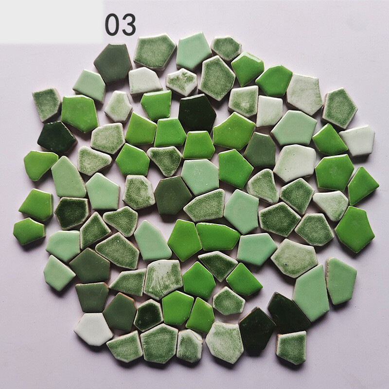 Ceramica Jingdezhen mozaic de piatră fără pietricele bricolaj plăci gresie albastre și albe gresie fragmente vânzări directe din fabrică