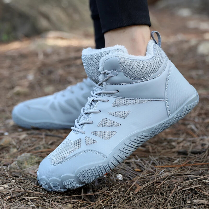 Nove zimske čizme za uniseks cipele za bosonogo, ležerne cipele za rad na otvorenom, topla krznena muška obuća za gležnjeve, muške čizme za snijeg velike veličine