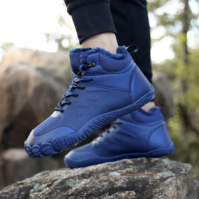 Nove zimske čizme za uniseks cipele za bosonogo, ležerne cipele za rad na otvorenom, topla krznena muška obuća za gležnjeve, muške čizme za snijeg velike veličine