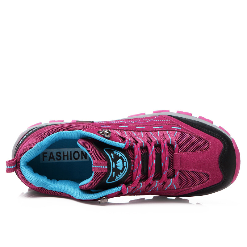 Γυναικεία Υπαίθρια Δερμάτινα Παπούτσια Πεζοπορίας Trekking Γυναικεία πάνινα παπούτσια βουνού Treking Walking Trail Camping Climbing