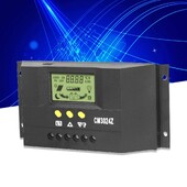 CM3024Z PWM saules kontrolleris LCD displejs saules paneļa viedais regulators 12V 24V