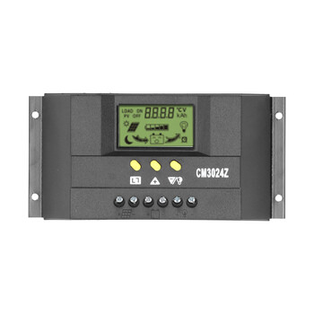 CM3024Z PWM Solar Controller Οθόνη LCD Solar Panel Intelligent Regulator 12V 24V