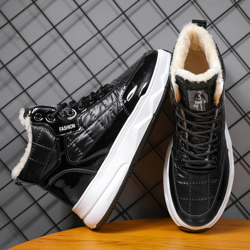 Muške vodootporne čizme visoke zimske muške cipele Neklizajuće tenisice na vezanje Muške ležerne tople sportske cipele Vanjska obuća