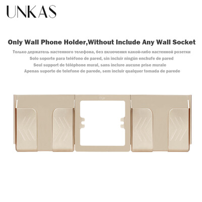 UNKAS Type-C USB rūdīta stikla panelis pelēks ES/Spānija/Krievija Sienas barošanas ligzda, iezemēta ar ātrās lādētāja kontaktligzdu Saglabāt bērnu