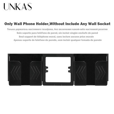 UNKAS Type-C USB rūdīta stikla panelis pelēks ES/Spānija/Krievija Sienas barošanas ligzda, iezemēta ar ātrās lādētāja kontaktligzdu Saglabāt bērnu