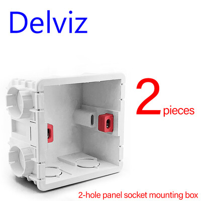 Delviz DIY kombinētā slēdža ligzda, savienojums Vairāki interfeisi Balts panelis, RJ45 TV 2 virzienu slēdzis, ES standarta strāvas kontaktligzda