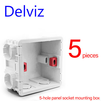 Delviz DIY kombinētā slēdža ligzda, savienojums Vairāki interfeisi Balts panelis, RJ45 TV 2 virzienu slēdzis, ES standarta strāvas kontaktligzda