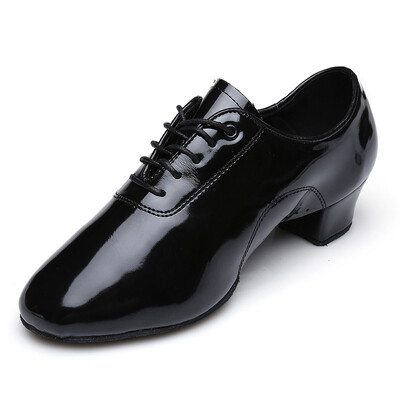 Jauni vīriešu latīņu deju apavi balles tango vīriešu latīņu deju apavi vīriešiem zēniem bērniem deju kedas Džeza 3,5 cm papēži, 24-45 izmērs
