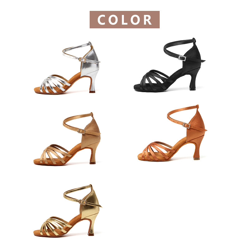 SWDZM Ženske latino plesne cipele od brušene kože Dancing plesne cipele za plesnu dvoranu Tango Indood Kubanske cipele s potpeticama Party plesne cipele s visokom petom Veleprodaja