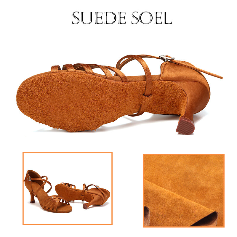 Nove ženske cipele za latinoameričke plesove Cipele za plesni tango ples za žene Dame za djevojke Šljokice 5/6,5 cm na petu Party Debela peta veleprodaja