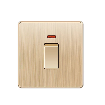 Depoguye Gold UK Plug USB sienas barošanas ligzda, 220 V mobilā tālruņa lādētāja adapteris, pie sienas stiprināma universāla 5 caurumu ligzda ar slēdzi