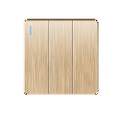 Depoguye Gold UK Plug USB sienas barošanas ligzda, 220 V mobilā tālruņa lādētāja adapteris, pie sienas stiprināma universāla 5 caurumu ligzda ar slēdzi