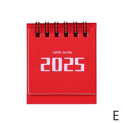 2025. gada angļu vienkrāsains mini galda kalendārs, radošais biroja noformējums, darbvirsmas kalendārs, dienas piezīmju kalendārs, mācību plāns