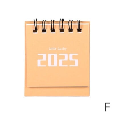 2025. gada angļu vienkrāsains mini galda kalendārs, radošais biroja noformējums, darbvirsmas kalendārs, dienas piezīmju kalendārs, mācību plāns